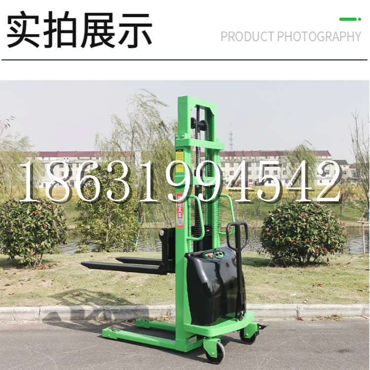 玉田县电动叉车堆高车液压铲车电瓶1吨2吨站驾步行式小型全自动叉车